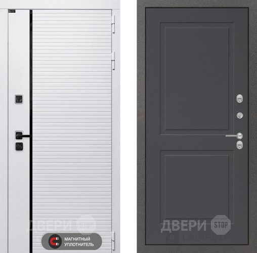 Дверь Лабиринт (LABIRINT) Royal 11 Графит софт в Фрязино