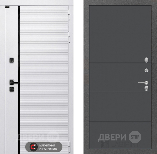 Дверь Лабиринт (LABIRINT) Royal 13 Графит софт в Фрязино