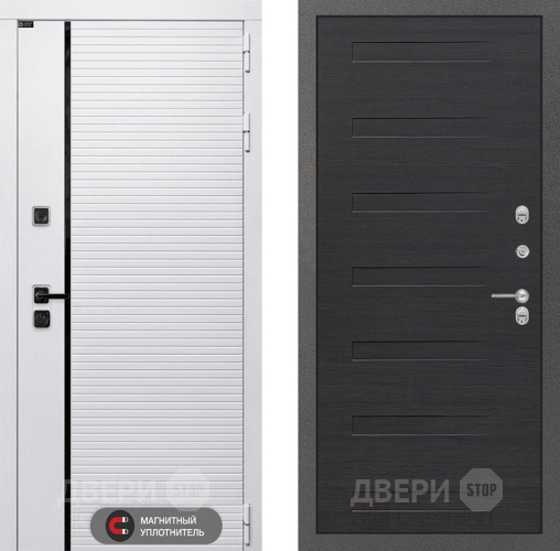 Входная металлическая Дверь Лабиринт (LABIRINT) Royal 14 Эковенге поперечный в Фрязино