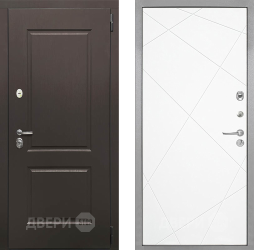 Входная металлическая Дверь Интекрон (INTECRON) Кампо Лучи-М Софт милк в Фрязино