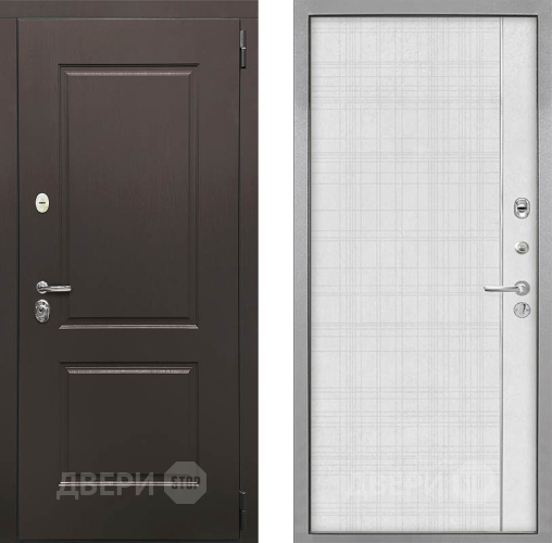 Дверь Интекрон (INTECRON) Кампо В-07 с молдингом Лофт белый в Фрязино