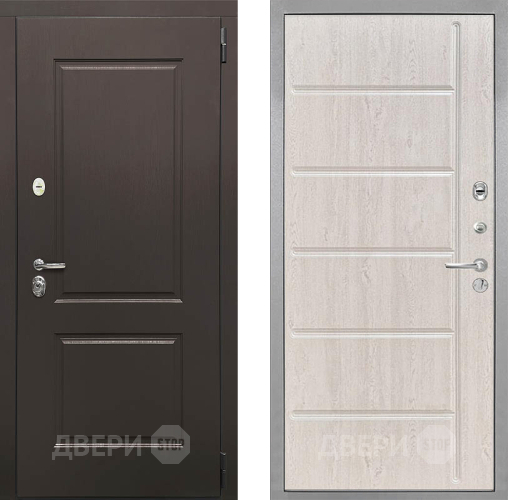 Входная металлическая Дверь Интекрон (INTECRON) Кампо ФЛ-102 Сосна белая в Фрязино