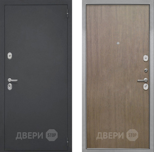 Входная металлическая Дверь Интекрон (INTECRON) Гектор Гладкая шпон Венге коричневый в Фрязино