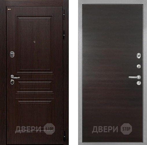 Дверь Интекрон (INTECRON) Брайтон Тиковое Дерево Гладкая Эковенге поперечный в Фрязино