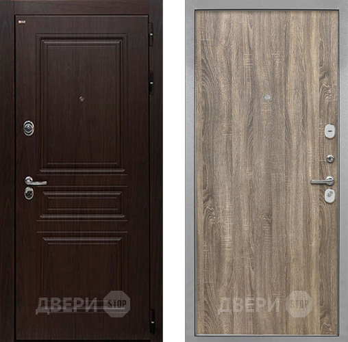 Дверь Интекрон (INTECRON) Брайтон Тиковое Дерево Гладкая Дуб турин в Фрязино
