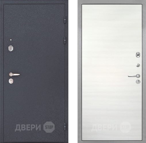 Входная металлическая Дверь Интекрон (INTECRON) Колизей Гладкая Дуб сильвер поперечный в Фрязино