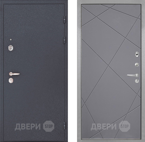 Дверь Интекрон (INTECRON) Колизей Лучи-М Графит софт в Фрязино