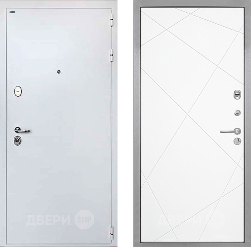 Входная металлическая Дверь Интекрон (INTECRON) Колизей White Лучи-М Софт милк в Фрязино