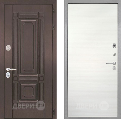 Входная металлическая Дверь Интекрон (INTECRON) Италия Гладкая Дуб сильвер поперечный в Фрязино