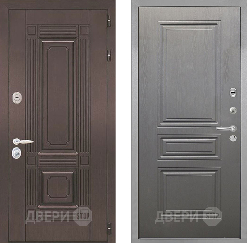 Входная металлическая Дверь Интекрон (INTECRON) Италия ФЛ-243 Графит вуд дуб в Фрязино