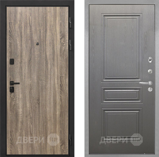 Дверь Интекрон (INTECRON) Профит Black Дуб Турин ФЛ-243 Графит вуд дуб в Фрязино