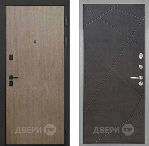 Дверь Интекрон (INTECRON) Профит Black Венге Коричневый Лучи-М Венге распил кофе в Фрязино