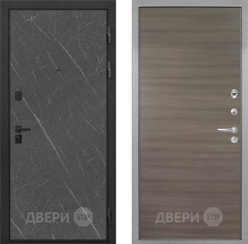 Входная металлическая Дверь Интекрон (INTECRON) Профит Black Гранит Лава Оникс Гладкая Дуб тоскано поперечный в Фрязино