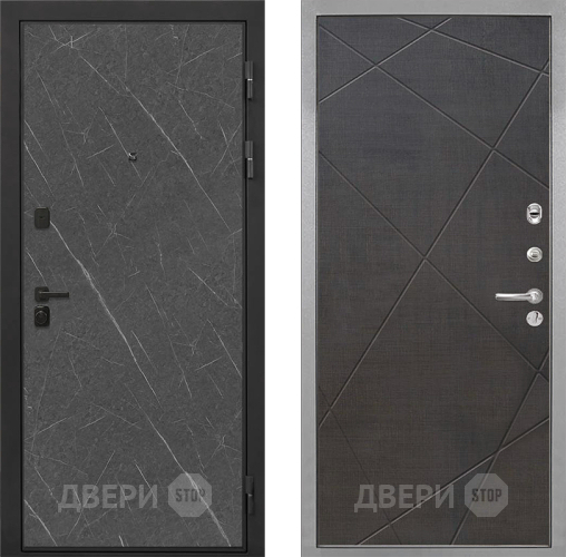 Входная металлическая Дверь Интекрон (INTECRON) Профит Black Гранит Лава Оникс Лучи-М Венге распил кофе в Фрязино
