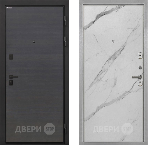 Дверь Интекрон (INTECRON) Профит Black Эковенге Гладкая Мрамор натуральный арктик в Фрязино