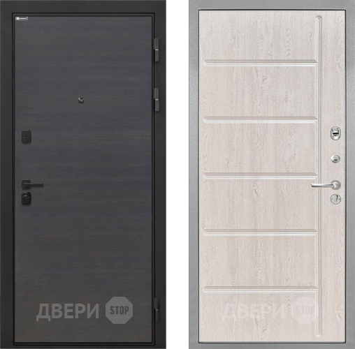 Входная металлическая Дверь Интекрон (INTECRON) Профит Black Эковенге ФЛ-102 Сосна белая в Фрязино
