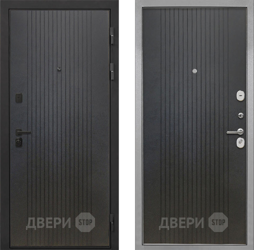 Входная металлическая Дверь Интекрон (INTECRON) Профит Black ФЛ-295 ФЛ-295 Лофт черный в Фрязино