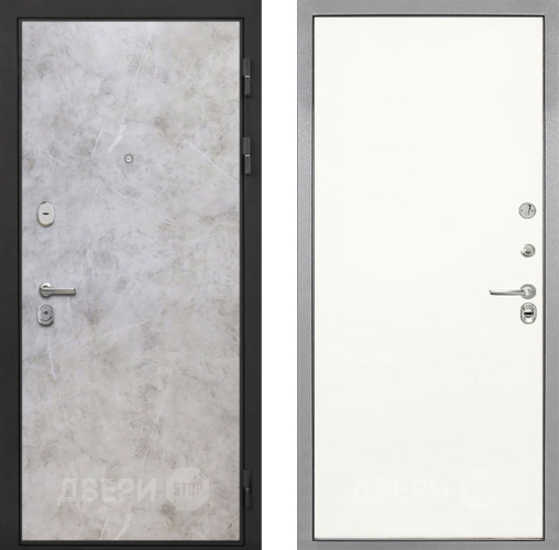 Дверь Интекрон (INTECRON) Гектор Мрамор Светлый Гладкая Слоновая кость в Фрязино