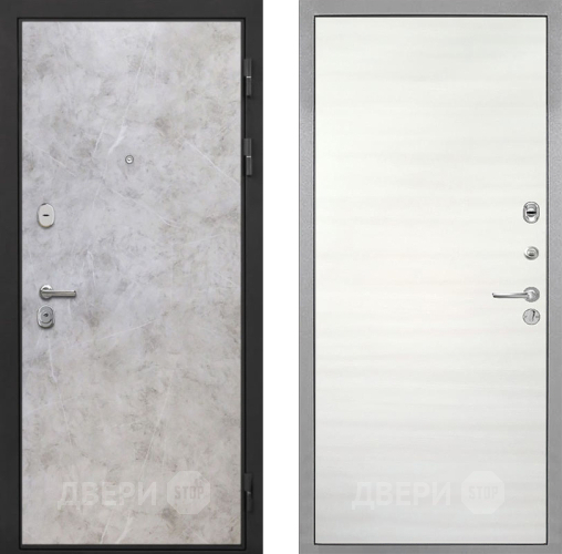 Входная металлическая Дверь Интекрон (INTECRON) Гектор Мрамор Светлый Гладкая Дуб сильвер поперечный в Фрязино