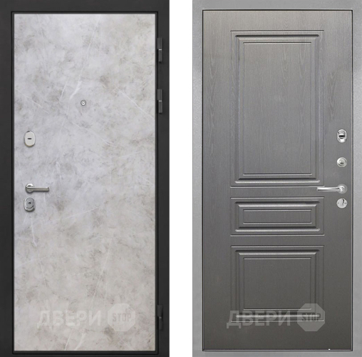 Входная металлическая Дверь Интекрон (INTECRON) Гектор Мрамор Светлый ФЛ-243 Графит вуд дуб в Фрязино