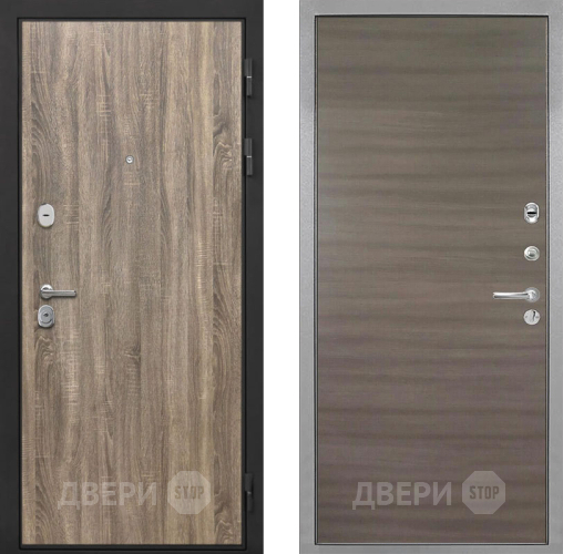 Входная металлическая Дверь Интекрон (INTECRON) Гектор Дуб Турин Гладкая Дуб тоскано поперечный в Фрязино