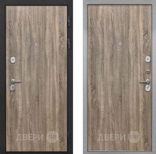 Входная металлическая Дверь Интекрон (INTECRON) Гектор Дуб Турин Гладкая Дуб турин в Фрязино