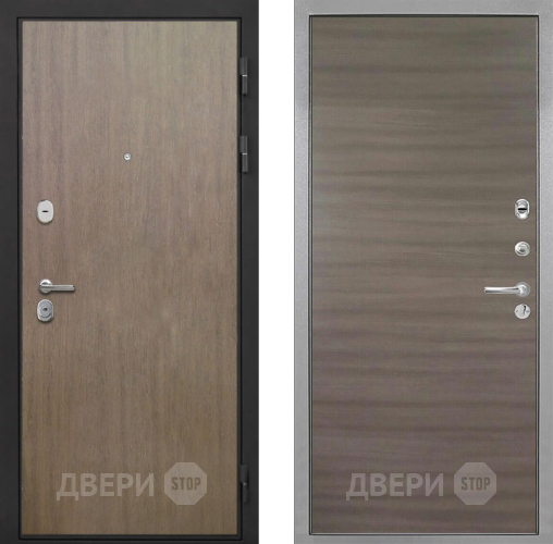 Входная металлическая Дверь Интекрон (INTECRON) Гектор Венге Коричневый Гладкая Дуб тоскано поперечный в Фрязино