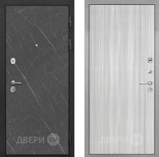 Входная металлическая Дверь Интекрон (INTECRON) Гектор Гранит Лава Оникс В-07 с молдингом Сандал белый в Фрязино