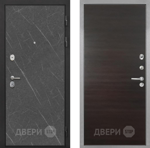 Входная металлическая Дверь Интекрон (INTECRON) Гектор Гранит Лава Оникс Гладкая Эковенге поперечный в Фрязино