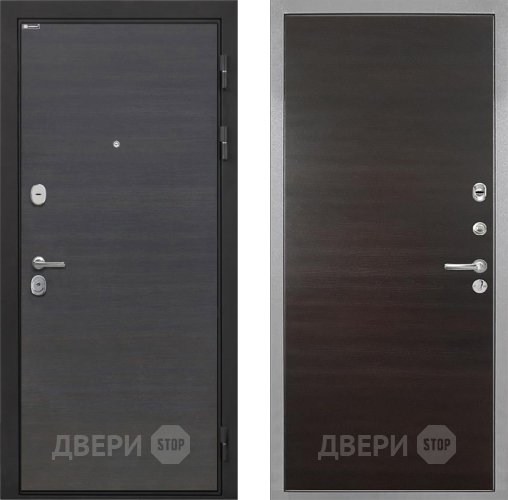 Входная металлическая Дверь Интекрон (INTECRON) Гектор Эковенге Гладкая Эковенге поперечный в Фрязино