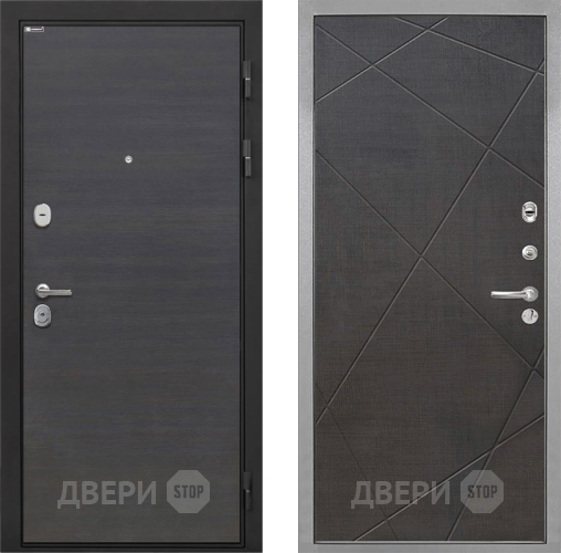 Входная металлическая Дверь Интекрон (INTECRON) Гектор Эковенге Лучи-М Венге распил кофе в Фрязино