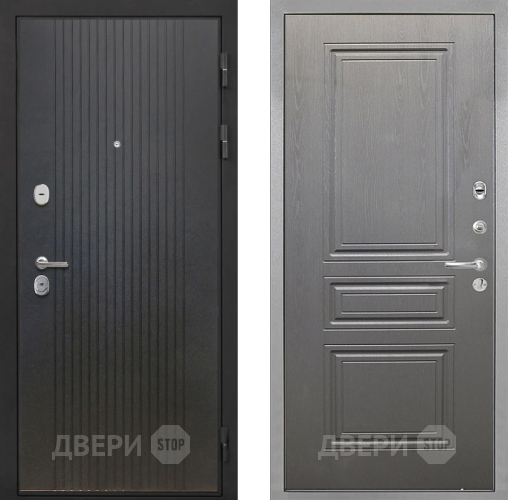 Входная металлическая Дверь Интекрон (INTECRON) Гектор ФЛ-295 ФЛ-243 Графит вуд дуб в Фрязино
