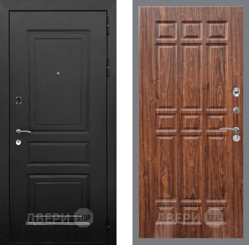 Входная металлическая Дверь Рекс (REX) 6 Венге FL-33 орех тисненый в Фрязино