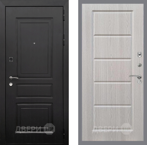 Входная металлическая Дверь Рекс (REX) 6 Венге FL-39 Беленый дуб в Фрязино