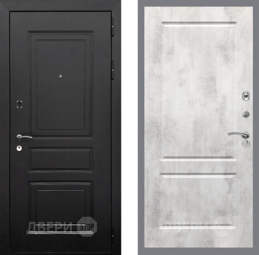 Входная металлическая Дверь Рекс (REX) 6 Венге FL-117 Бетон светлый в Фрязино