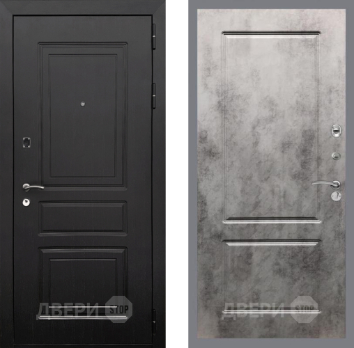 Входная металлическая Дверь Рекс (REX) 6 Венге FL-117 Бетон темный в Фрязино