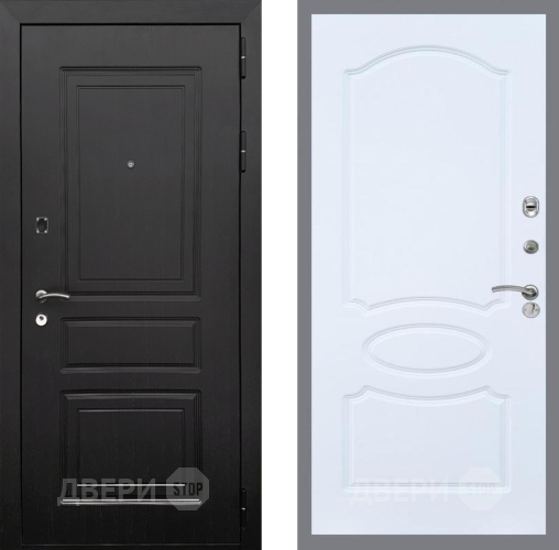 Входная металлическая Дверь Рекс (REX) 6 Венге FL-128 Силк Сноу в Фрязино