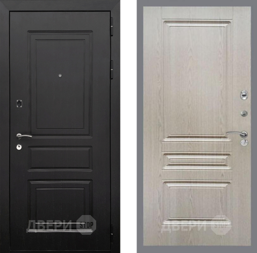 Входная металлическая Дверь Рекс (REX) 6 Венге FL-243 Беленый дуб в Фрязино