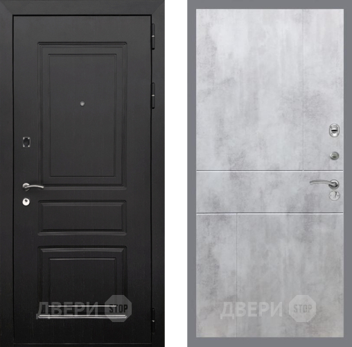 Входная металлическая Дверь Рекс (REX) 6 Венге FL-290 Бетон светлый в Фрязино