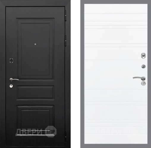 Входная металлическая Дверь Рекс (REX) 6 Венге Line Силк Сноу в Фрязино