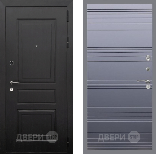 Входная металлическая Дверь Рекс (REX) 6 Венге Line Силк титан в Фрязино