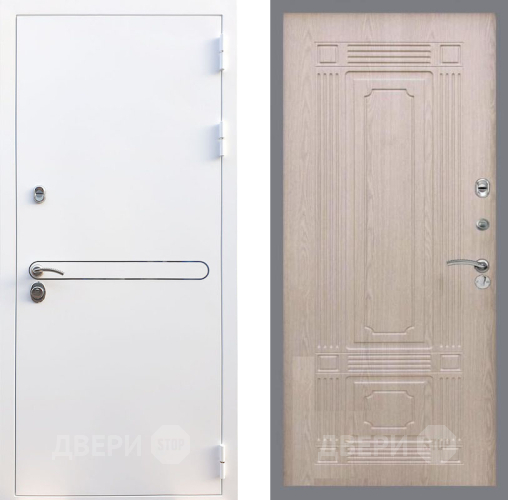 Входная металлическая Дверь Рекс (REX) 27 FL-2 Беленый дуб в Фрязино