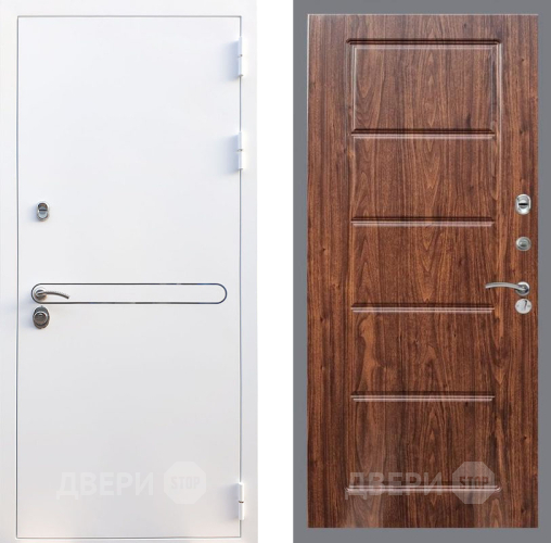 Входная металлическая Дверь Рекс (REX) 27 FL-39 орех тисненый в Фрязино