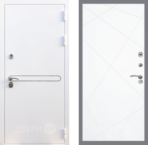 Входная металлическая Дверь Рекс (REX) 27 FL-291 Силк Сноу в Фрязино