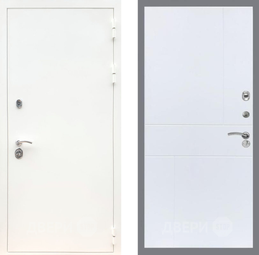 Дверь Рекс (REX) 5 Белая Шагрень FL-290 Силк Сноу в Фрязино