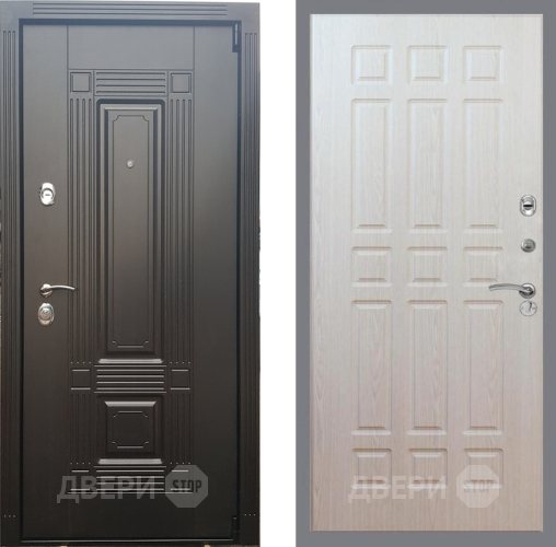 Входная металлическая Дверь Рекс (REX) 9 FL-33 Беленый дуб в Фрязино