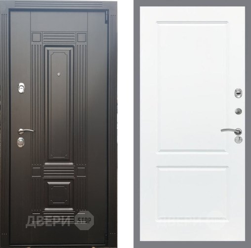 Входная металлическая Дверь Рекс (REX) 9 FL-117 Силк Сноу в Фрязино