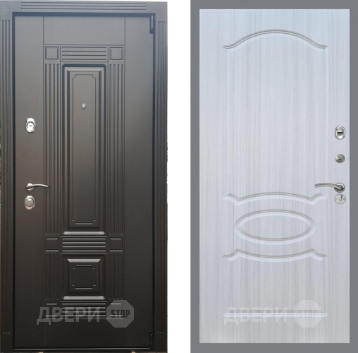 Входная металлическая Дверь Рекс (REX) 9 FL-128 Сандал белый в Фрязино