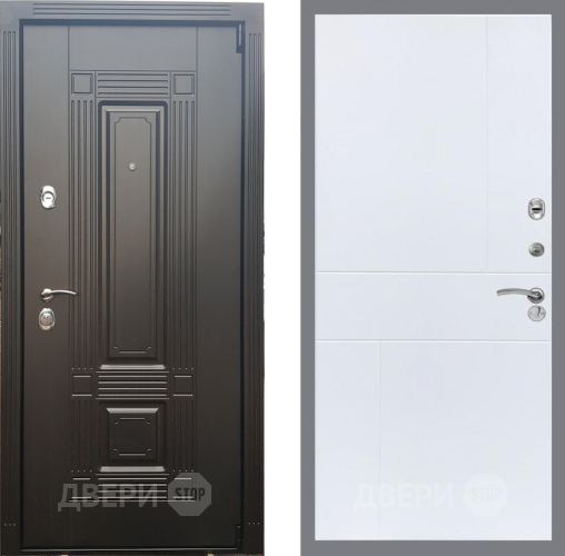 Входная металлическая Дверь Рекс (REX) 9 FL-290 Силк Сноу в Фрязино