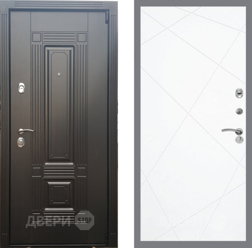 Входная металлическая Дверь Рекс (REX) 9 FL-291 Силк Сноу в Фрязино